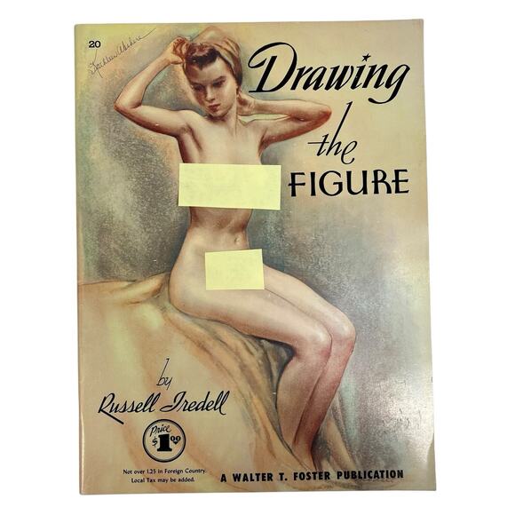 VTG Drawing the Figure Art Book by Russell Iredell Walter Foster Publication - Picture 1 of 9